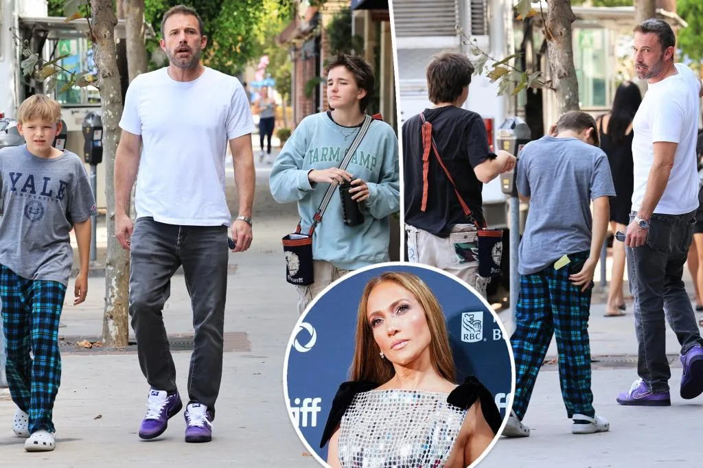 Ben Affleck Spends Quality Time with Kids Samuel and Seraphina During Los Angeles Lunch Ben Affleck and