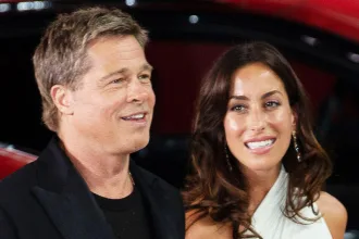 Rejuvenated Brad Pitt first appeared with his beloved Ines de Ramon on the red carpet in Venice